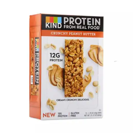 KIND Protein Crunchy Peanut Butter Nut bar 50g - Case of 12 Multisave