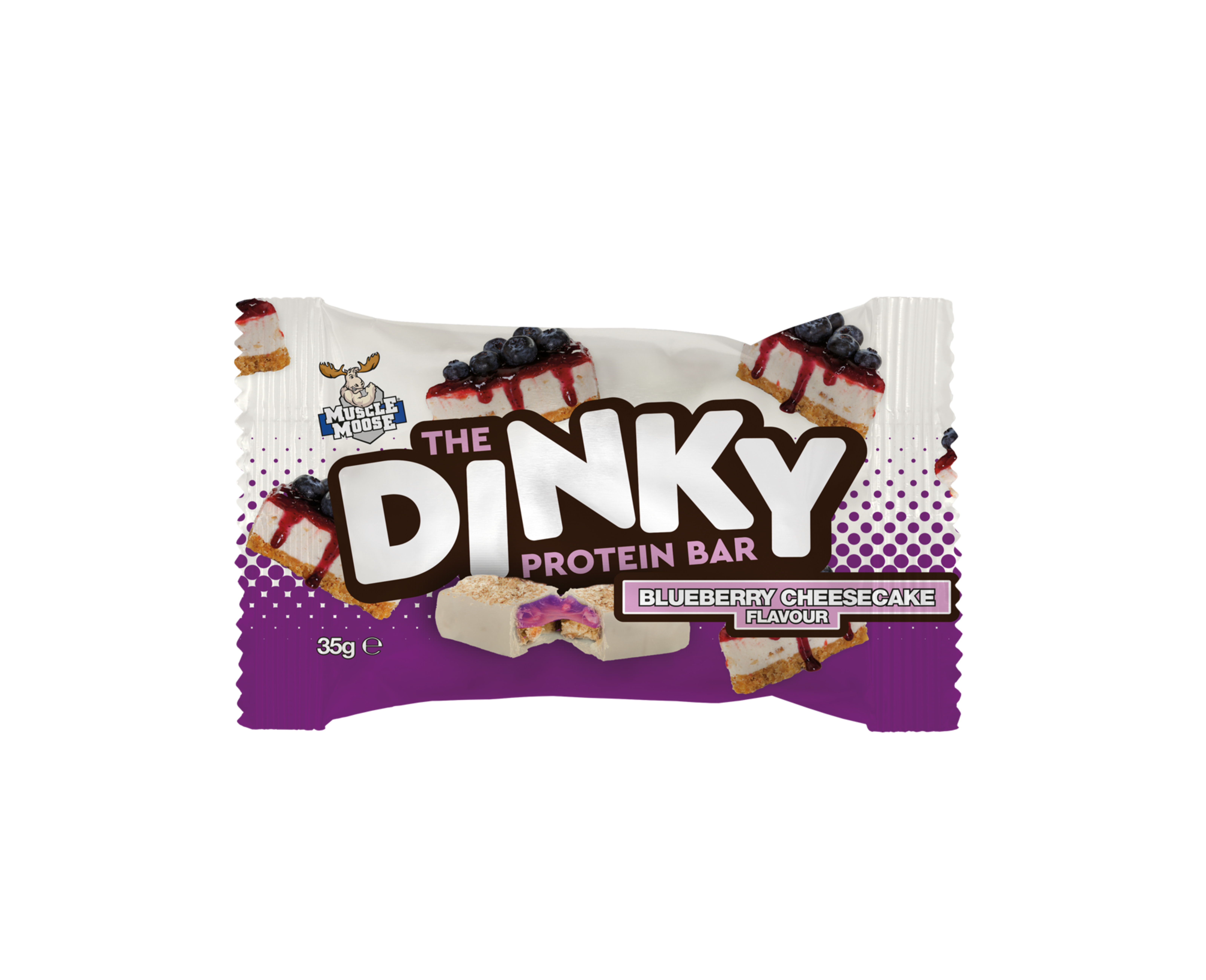 The Dinky Protein Bar Blueberry Cheesecake – 12 Pack