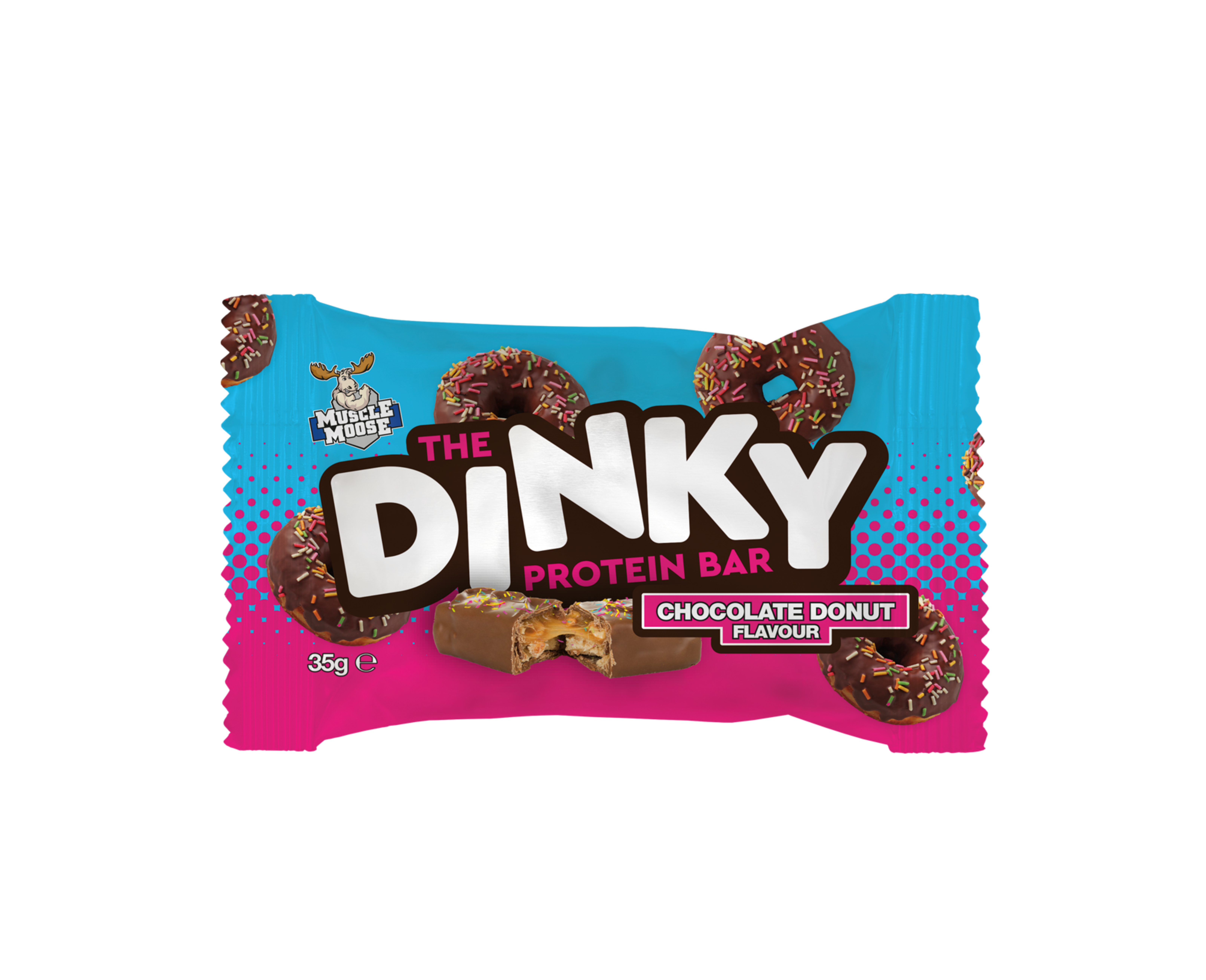 The Dinky Protein Bar Chocolate Donut – 12 Pack