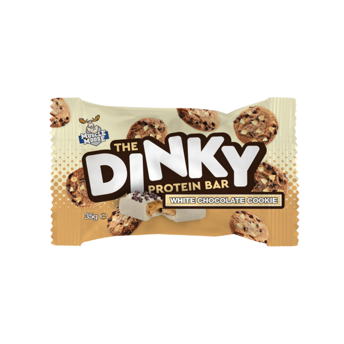 The Dinky Protein Bar White Chocolate Cookie – 12 Pack