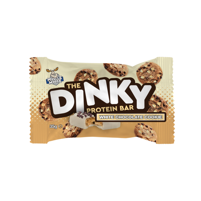 The Dinky Protein Bar White Chocolate Cookie – 12 Pack