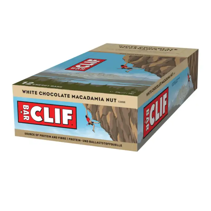 Clif White Chocolate Macadamia Nut flavour Energy bar 68g - Case of 12