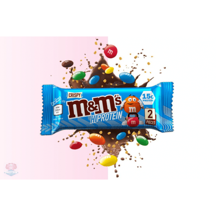 M&M’s Hi-Protein Bars Crispy (51g) 12 Pack